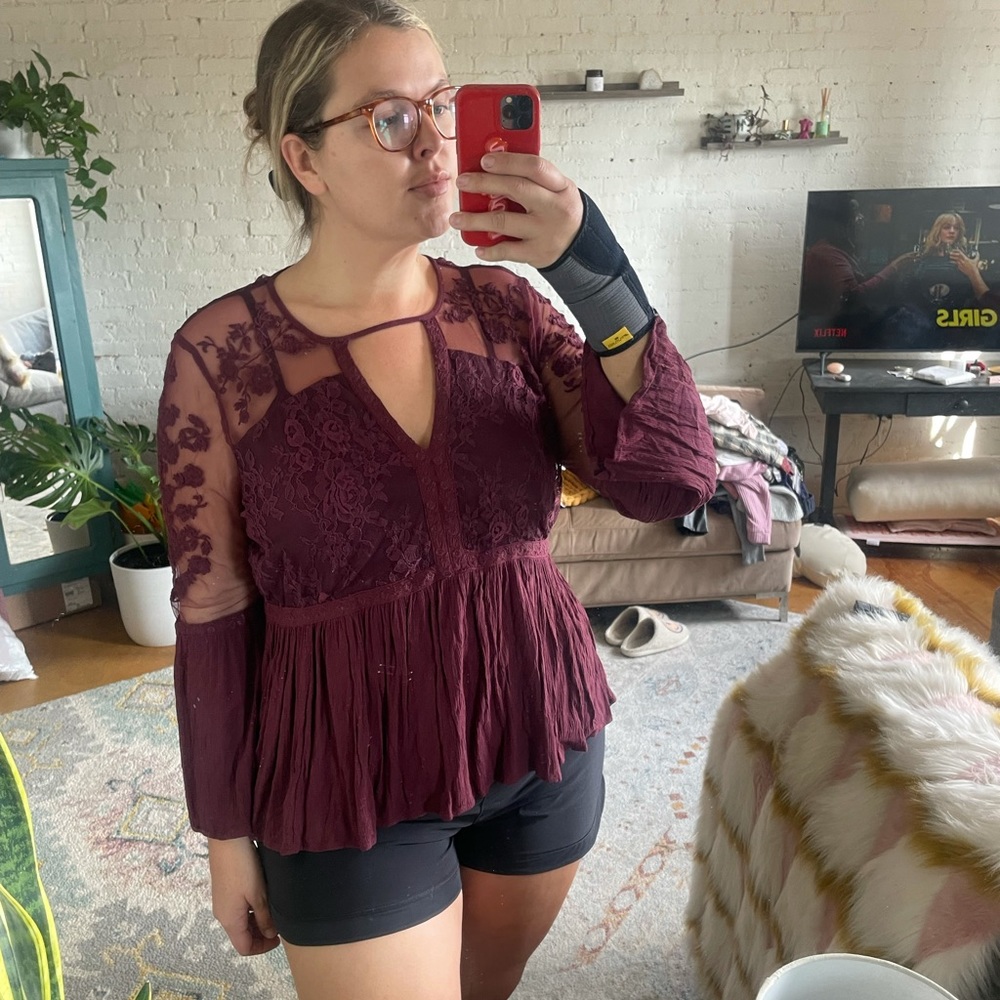American eagle lace top